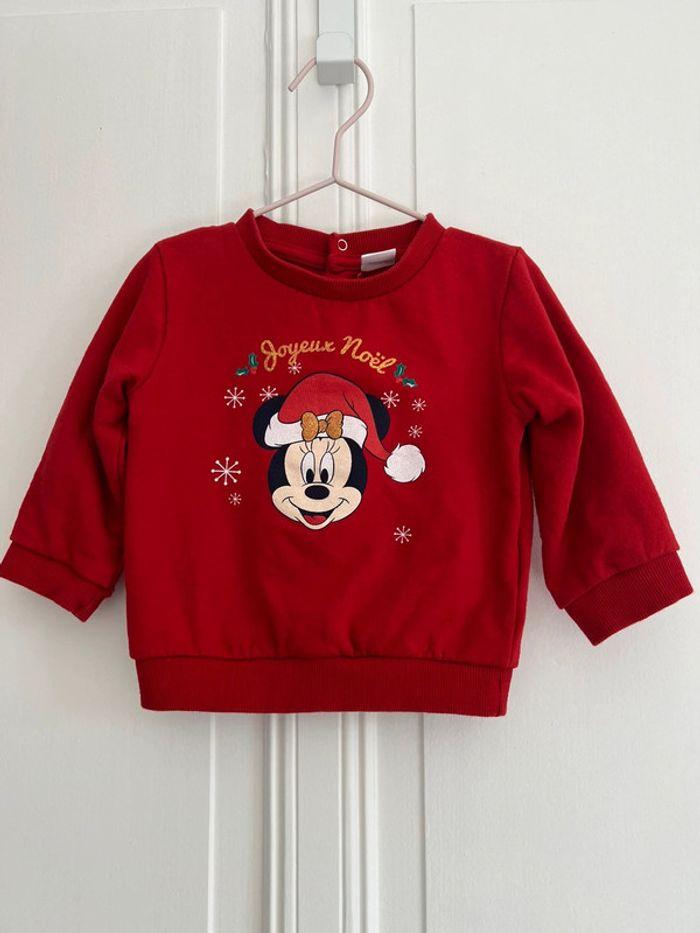 Sweat de Noël 12 mois Disney baby - photo numéro 1