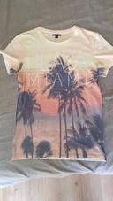 Superbe Tee-shirt  thème Miami  homme