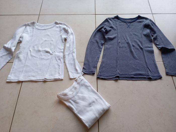 Lot de 3 maillots de corps manches longues 10 ans - photo numéro 2