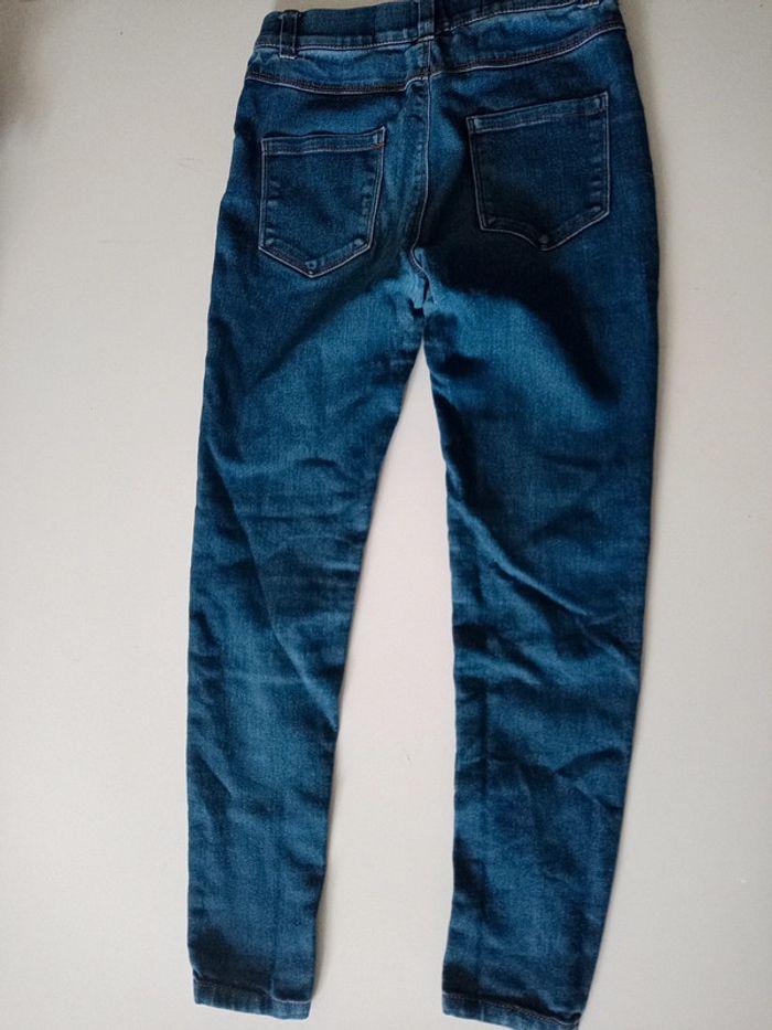 Jegging fille jean bleu tbe 10/11 ans denim co - photo numéro 4