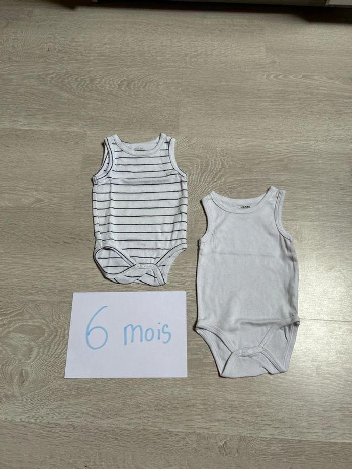 Lot de 2 bodys sans manches - photo numéro 1