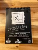 Bloc Canson dessin noir XL neuf