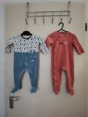 Lot de 2 pyjamas bébé fille