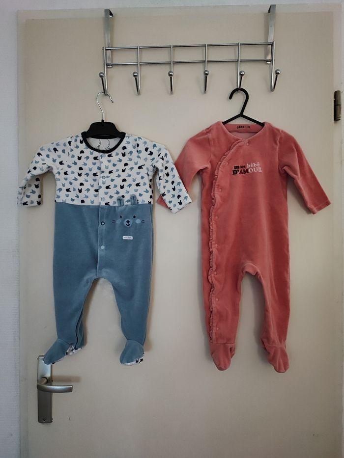 Lot de 2 pyjamas bébé fille - photo numéro 1