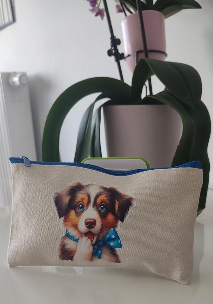 Neuve pochette decoration chien berger australien - photo numéro 1