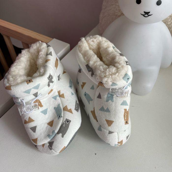 Combinaison hiver bébé + chaussons - photo numéro 3