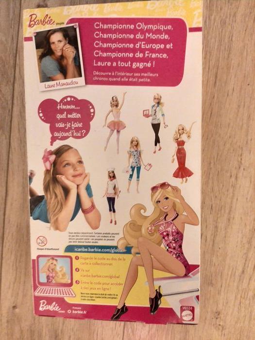 Poupée Barbie Laure Manaudou championne de natation (Edition limited - Rare) - Neuf - photo numéro 2