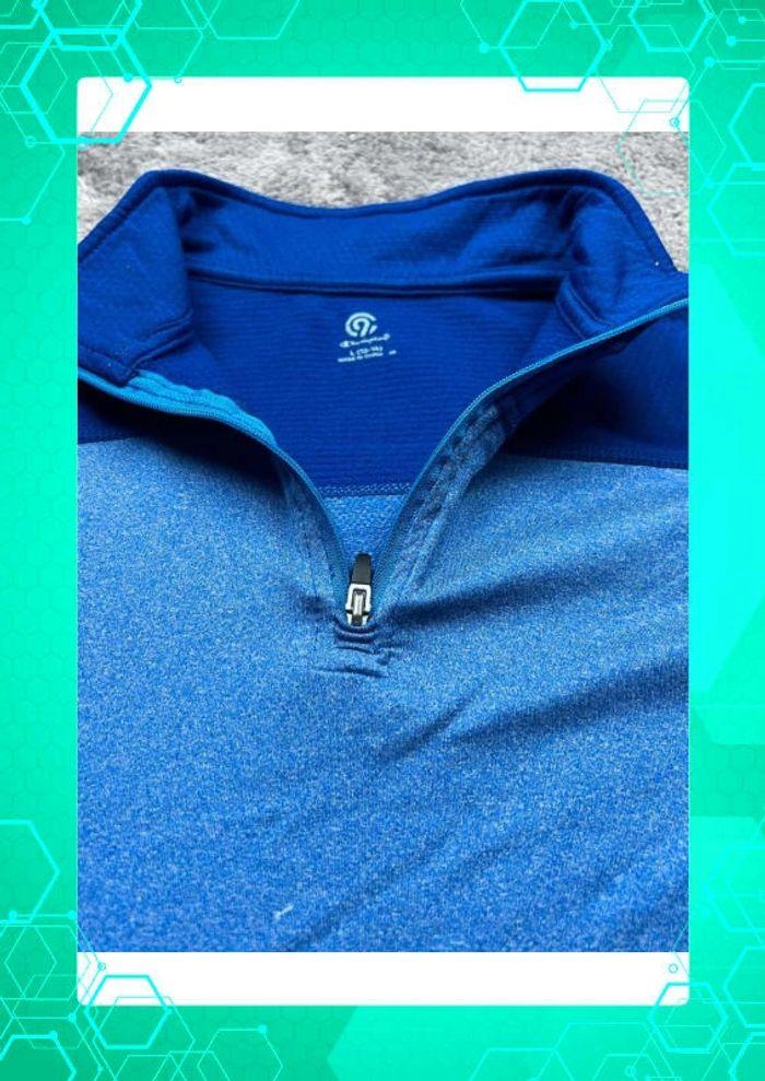 👕 Sweat de sport running cycliste champion Bleu Taille XS 👕 - photo numéro 7