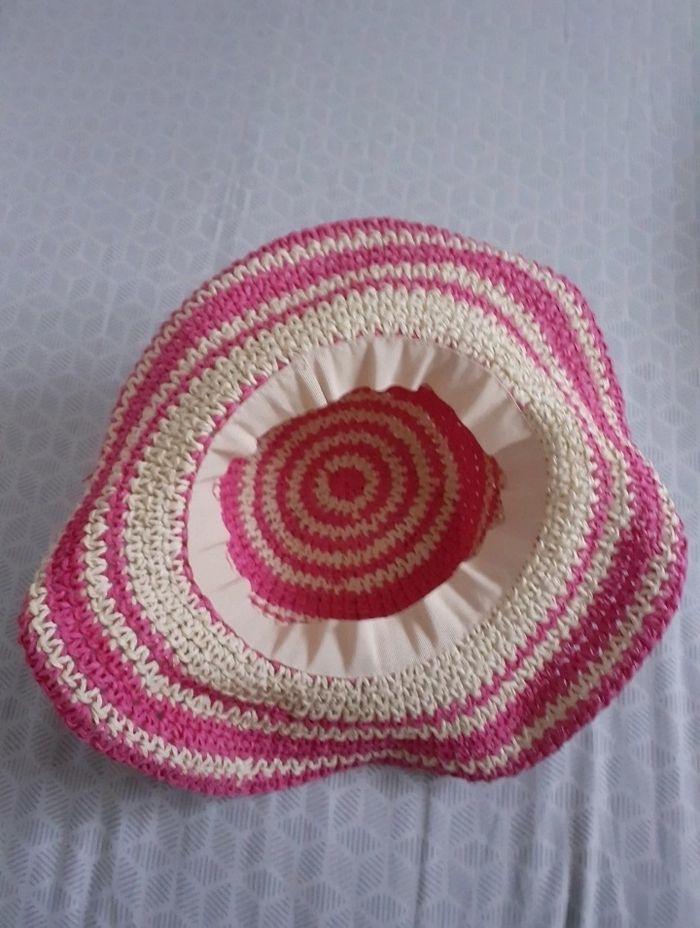 Chapeau de paille - taille 2/3 ans - photo numéro 2