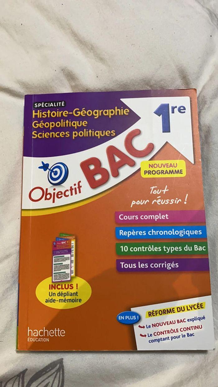 Anal 1ere histoire-géographie géopolitique et science politique - photo numéro 1