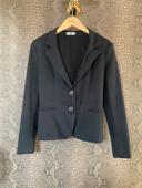 Blazer bleu marine foncé court cintré Eros