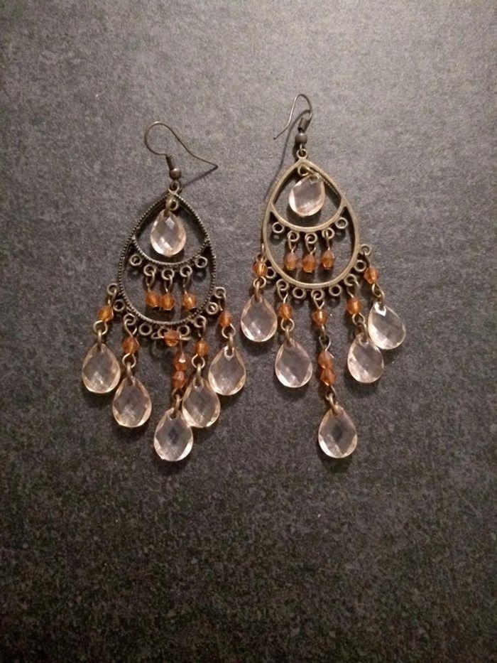 Boucles d'oreilles fantaisie gypsy - photo numéro 1