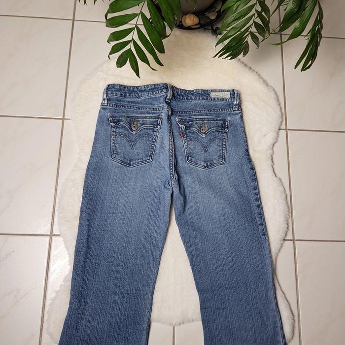 Jean Levi's 545 Low Bootcut Bleu - photo numéro 6