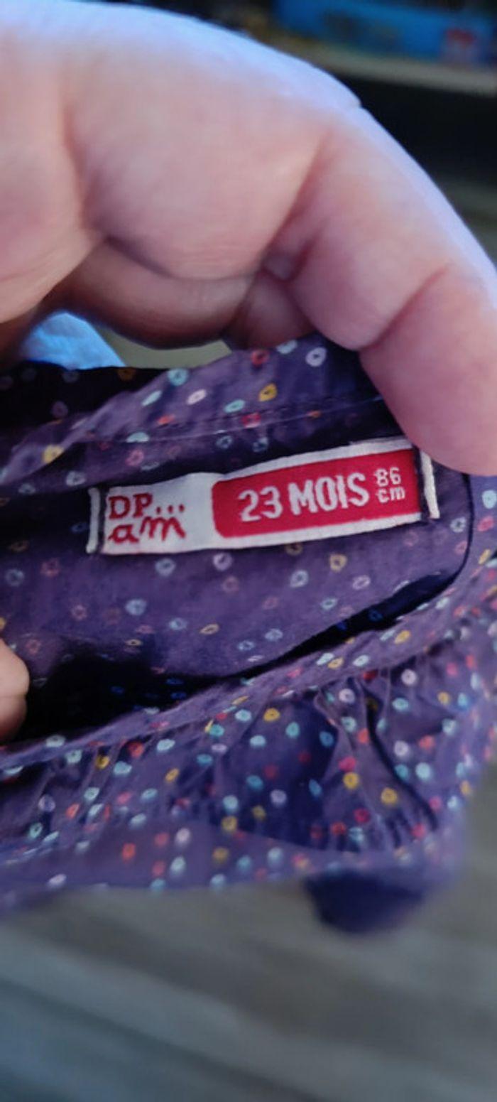 Blouse violette du pareil au même 23 mois - photo numéro 2