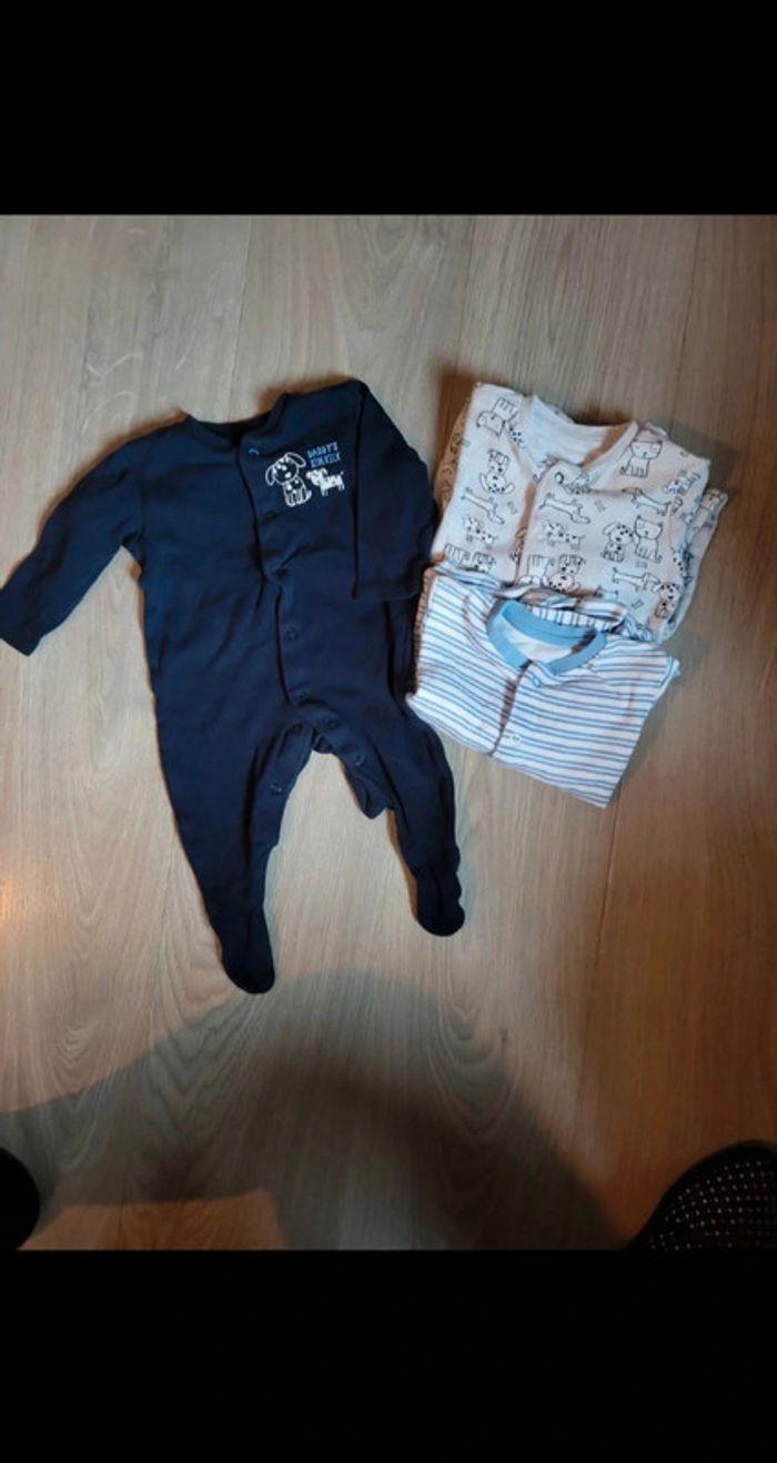 Lot de 3 pyjama garçon léger 6 mois - photo numéro 1