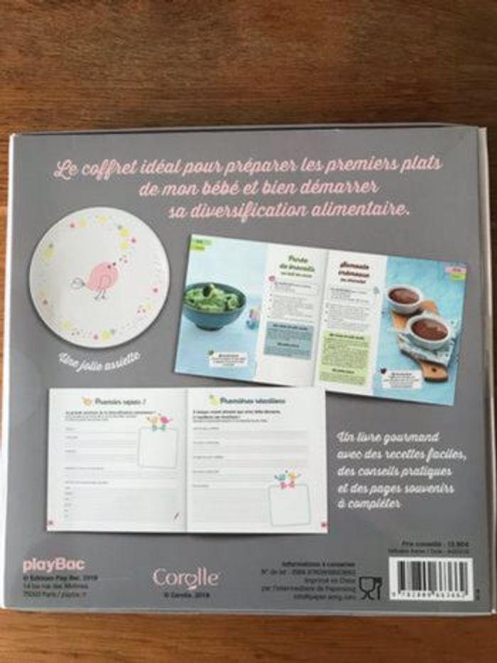 Mon coffret Corolle Les premiers repas de mon bébé - Avec une assiette - photo numéro 2