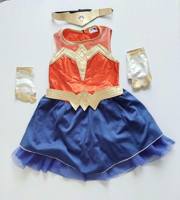 ⚡️Déguisement Super Wonder Woman Robe 5 - 6 Ans - photo numéro 1