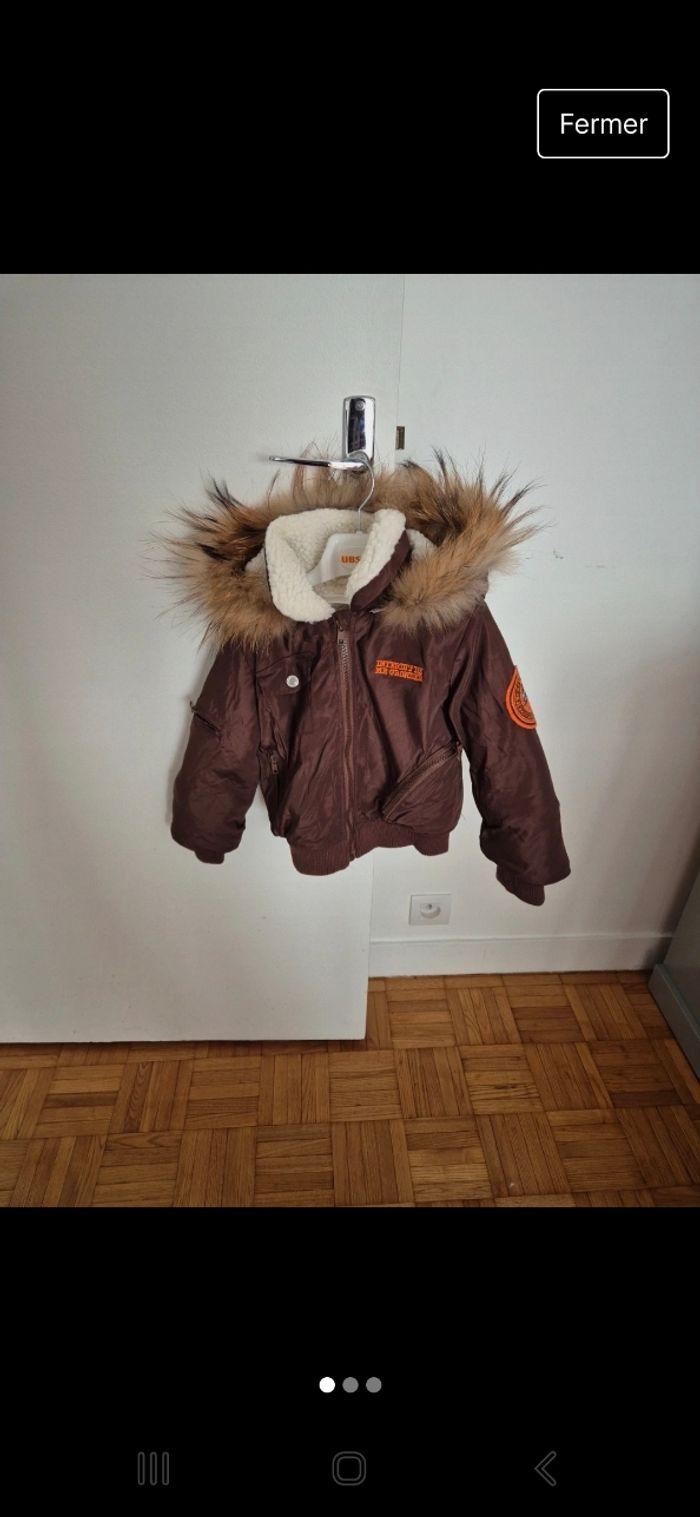 Blouson marron interdit de me gronder - photo numéro 1