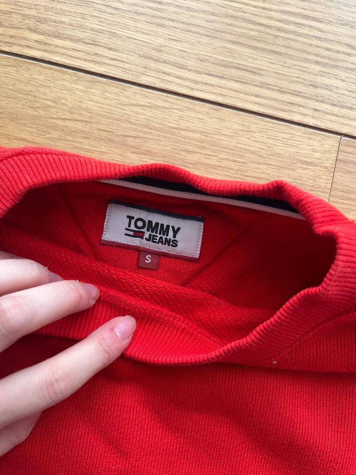 Pull tommy jeans rouge taille M femme - photo numéro 2