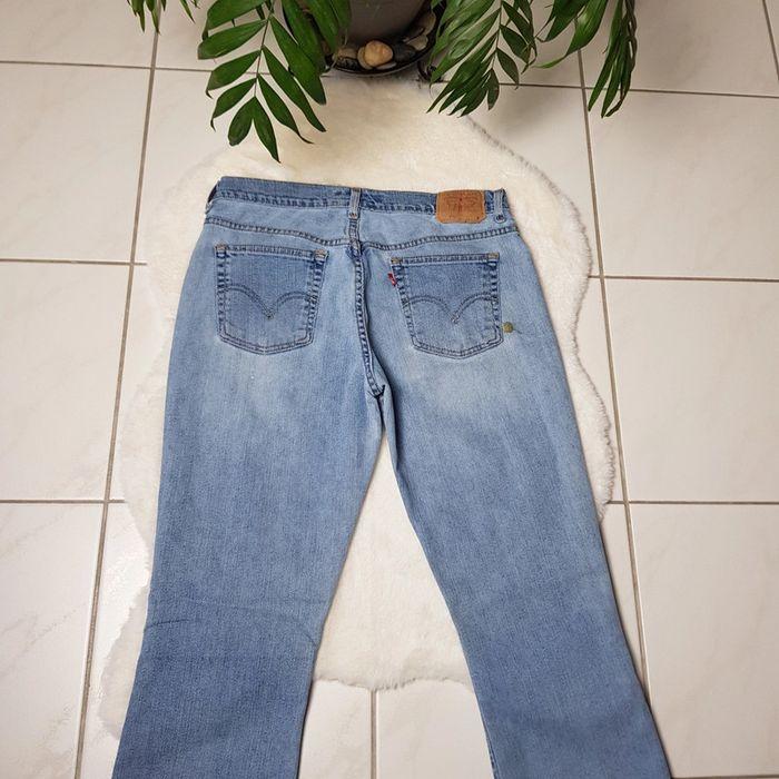 Jean Levi's 515 Bootcut Low Rise 12Mis Bleu - photo numéro 6