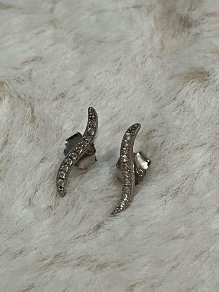 Boucles d’oreilles en argent 925 - photo numéro 2