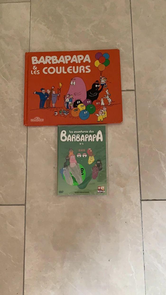 Lot dvd et livre barbapapa - photo numéro 1