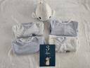 Lot 4 pyjamas velours/ Pommette/ 3Mois