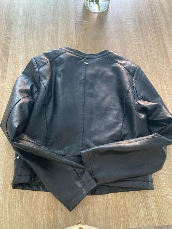 Veste en simili cuir morgan taille 38/40 - photo numéro 2