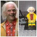 Minifigure / Figurine  - Retour vers le futur 🚘 Doc / Dr Emmett Brown