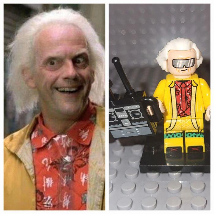 Minifigure / Figurine  - Retour vers le futur 🚘 Doc / Dr Emmett Brown - photo numéro 1