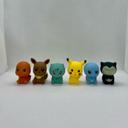 Lot de 6 jouets figurines de bain Pokémon