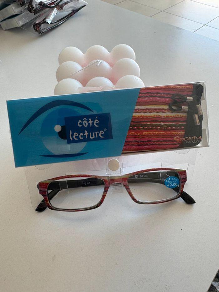 Lunettes de lecture+ étui  x 2,00 multicolore - photo numéro 3