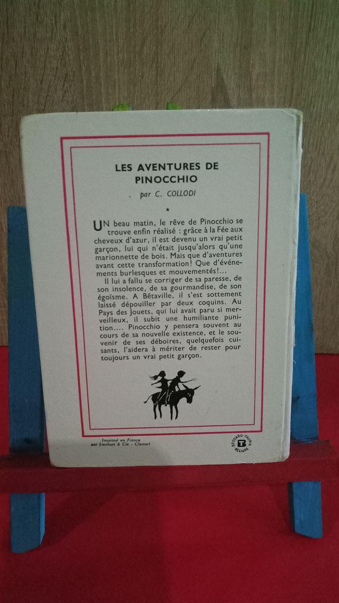 Les aventures de Pinocchio, 1964, n° 63, bibliothèque rose - photo numéro 2