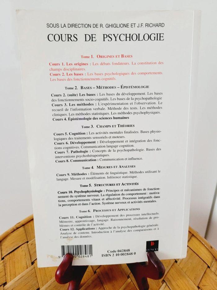 Livre manuel Cours de psychologie : origines et bases - Dunod - photo numéro 3