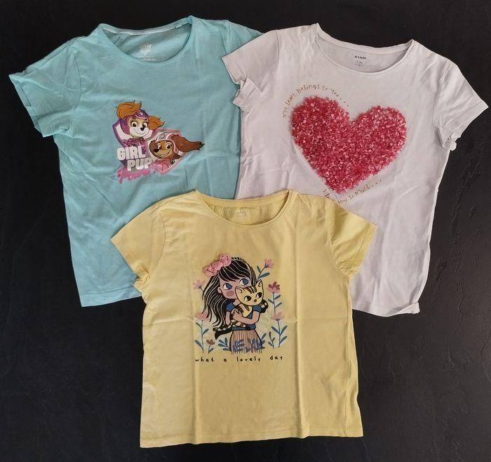 Lot de 14 t-shirts manches courtes fille 10 ans - photo numéro 3