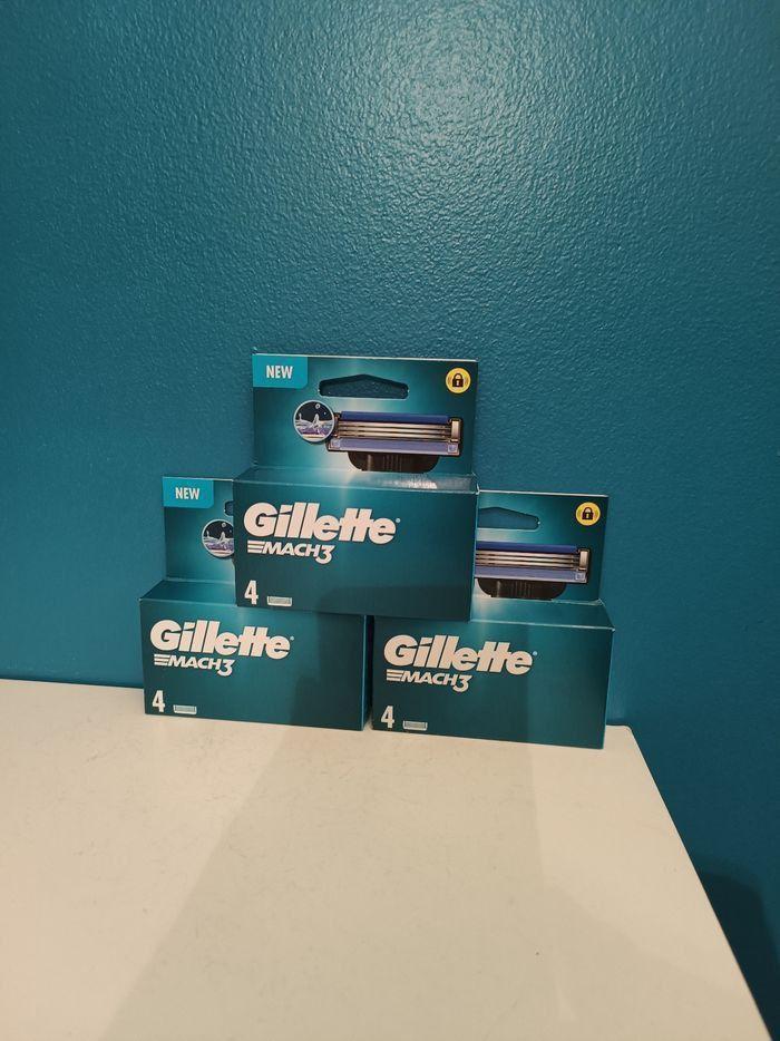 12 lames rasoir Gillette Mach 3