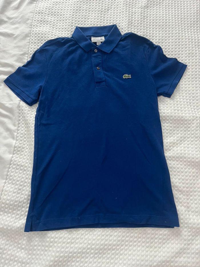 Polo Lacoste slim fit bleue - photo numéro 2