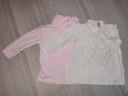 Lot de 2 sous pull 12 mois rose et blanc