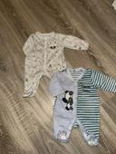 Pyjamas en velours pour bebe garçon Naissance