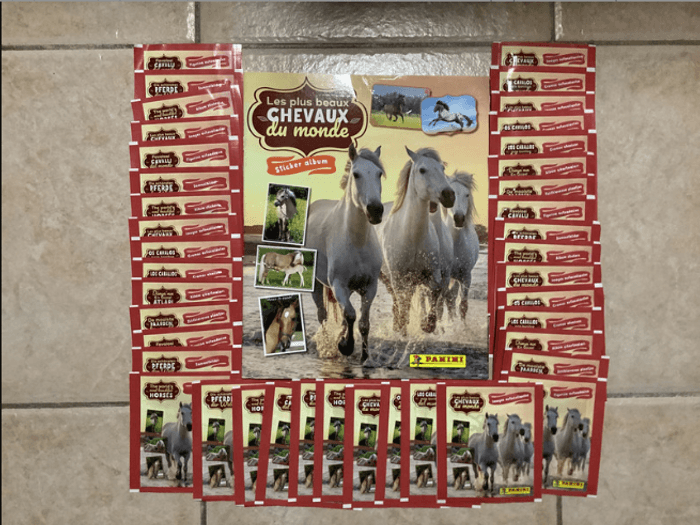 Panini - Les plus beaux chevaux du Monde 🐴 - Album vide + 40 Pochettes Neuves - photo numéro 1