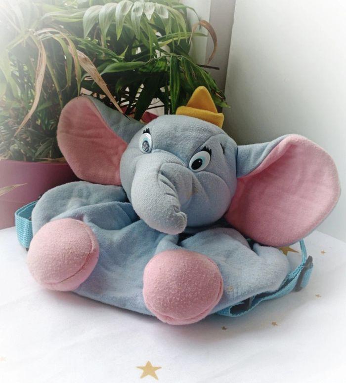 Sac a dos bag Dumbo Disney vintage ancien Disneyland peluche Teddy Bear - photo numéro 1