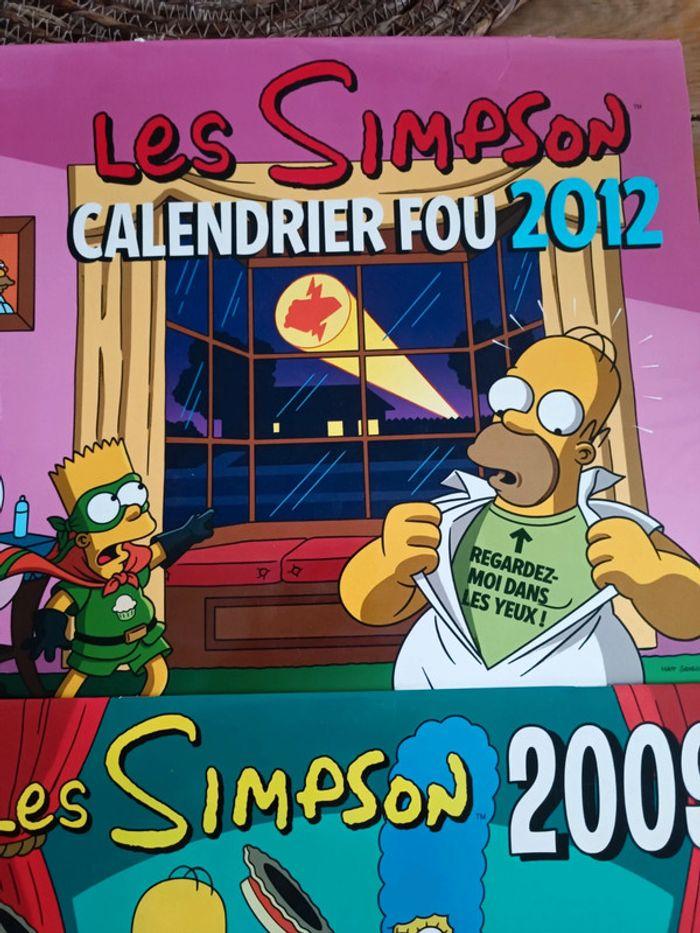 Calendrier the Simpsons lot - photo numéro 3