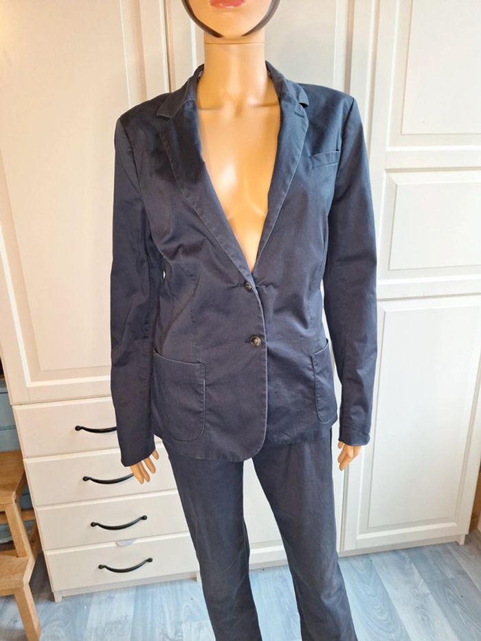 Ensemble tailleur femme bleu marine Tommy Hilfiger - photo numéro 5