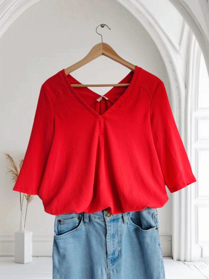 Blouse rouge Sydney - Ba&sh - photo numéro 1