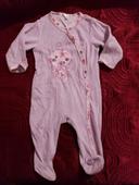 Pyjama fille 6 mois mauve