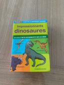 Cartes d’apprentissage impressionnants dinosaures