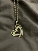 Chaine/collier  avec pendentif coeur