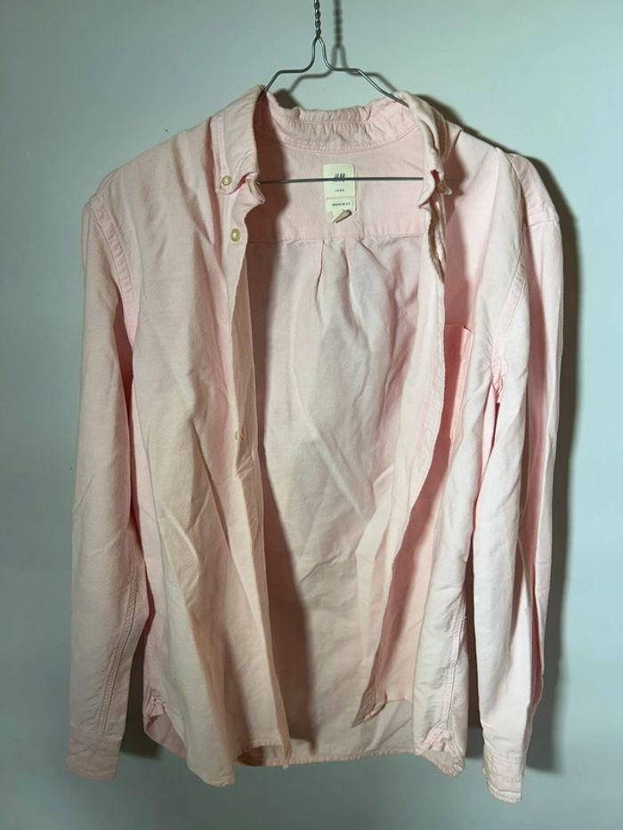 Chemise rose pale homme - photo numéro 2