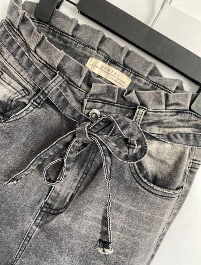 Jeans gris taille haute - photo numéro 5