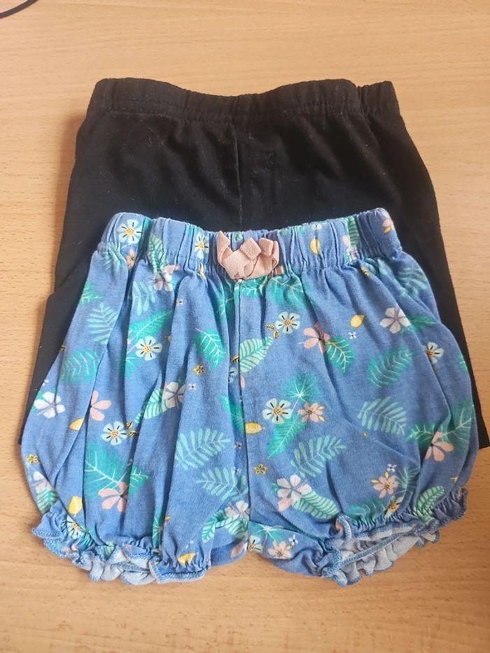 Lot de 2 shorts 12 mois - photo numéro 1